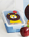 3 Sprouts Porta Pranzo Bento, 3 Scomparti - Leone Blu Porta Merenda