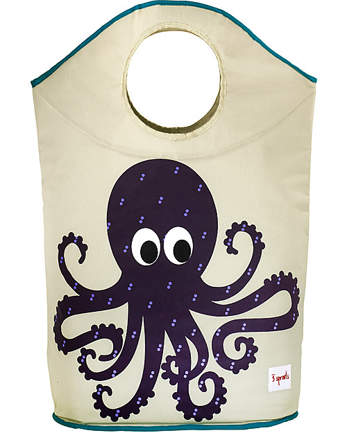 3 Sprouts Portabiancheria Polpo - Ordine, pulizia e colore! Cesta Porta Biancheria