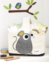 3 Sprouts Portaoggetti Caddy - Topolino - Tela di Cotone - Ideale per Evitare il Disordine Contenitori Portaoggetti