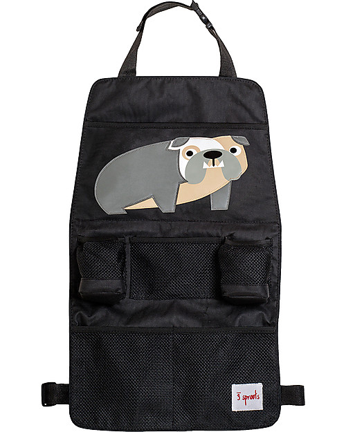 3 Sprouts Portaoggetti per Auto, Bulldog - Universale, 56 x 33 cm Accessori Seggiolini Auto
