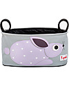 3 Sprouts Portaoggetti per Passeggino - Coniglio - Si adatta a qualunque passeggino! Borse e Organizer