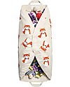 3 Sprouts Tappeto Gioco e Borsa  2-in-1 in Tela di Cotone 100%, Volpe - 112 cm diametro Tappeti Gioco