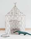 3 Sprouts Tenda da Gioco - Scacchi - Beige - 100% Poliestere Riciclato Tende Gioco