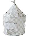 3 Sprouts Tenda da Gioco - Scacchi - Beige - 100% Poliestere Riciclato Tende Gioco