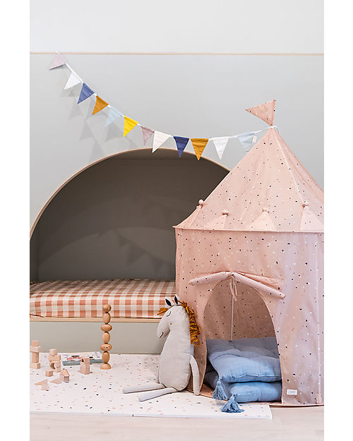 3 Sprouts Tenda da Gioco - Terrazzo Argilla - 100% Poliestere Riciclato Tende Gioco