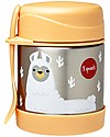 3 Sprouts Thermos Porta Cibo in Acciaio Inossidabile con Cucchiaio-Forchetta, 350 ml -  Lama Pesca Contenitori Termici