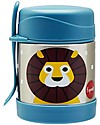 3 Sprouts Thermos Porta Cibo in Acciaio Inossidabile con Cucchiaio-Forchetta, 350 ml -  Leone Blu Contenitori Termici