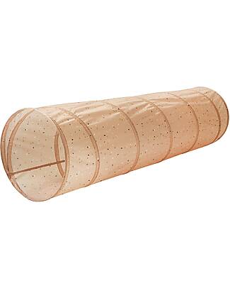 3 Sprouts Tunnel Gioco - Terrazzo Clay - Poliestere Riciclato - 180 x Diametro 46 cm Tende Gioco