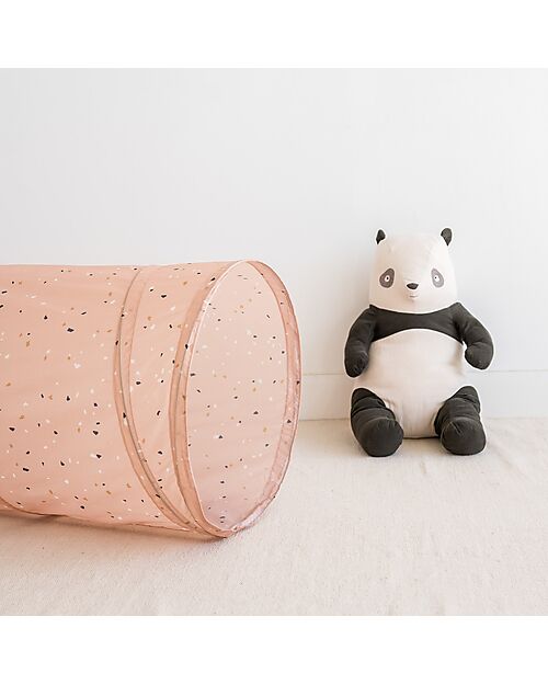 3 Sprouts Tunnel Gioco - Terrazzo Clay - Poliestere Riciclato - 180 x Diametro 46 cm Tende Gioco