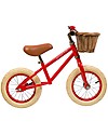 Bicicletta Senza Pedali First Go, Rossa - Per Bambini da 3 a 5 anni!