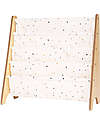 Libreria Frontale Montessoriana - Terrazzo Crema - Poliestere Riciclato - 61x63 x25,4 cm