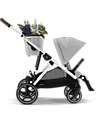 Passeggino Gazelle S - Argento-Lava Grey - dalla Nascita ai 4 Anni - Multifunzionale