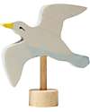 Figura Decorativa per Base Anello delle Feste - Gabbiano - 7cm Figura Decorativa per Base Anello delle Feste - Gabbiano - 7cm