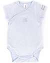 Body Maniche Corte - Azzurro - Bambù Bio Elasticizzato Body Maniche Corte - Azzurro - Bambù Bio Elasticizzato