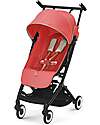 Passeggino Libelle - Hibiscus Red/Red - dai 6 Mesi - con Cintura One-Pull