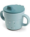 Tazza con Beccuccio - Happy Dots Blu - 100% PP Alimentare Tazza con Beccuccio - Happy Dots Blu - 100% PP Alimentare