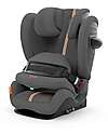 Seggiolino Auto Pallas G i-Size Plus - Lava Grey - con Cuscino di Sicurezza Avanzata - Gruppo 1/2/3