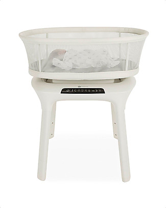 4moms Culla MamaRoo Sleep - Betulla - 5 Opzioni di Dondolio con 5 Velocità Culle e Ceste