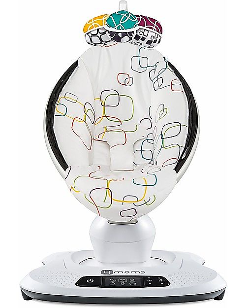 4moms OUTLET - Sdraietta a Dondolo Elettrica MamaRoo 4.0, Multi Plush - Simula il Dondolio dei Genitori - Pezzo di Showroom Sdraiette_