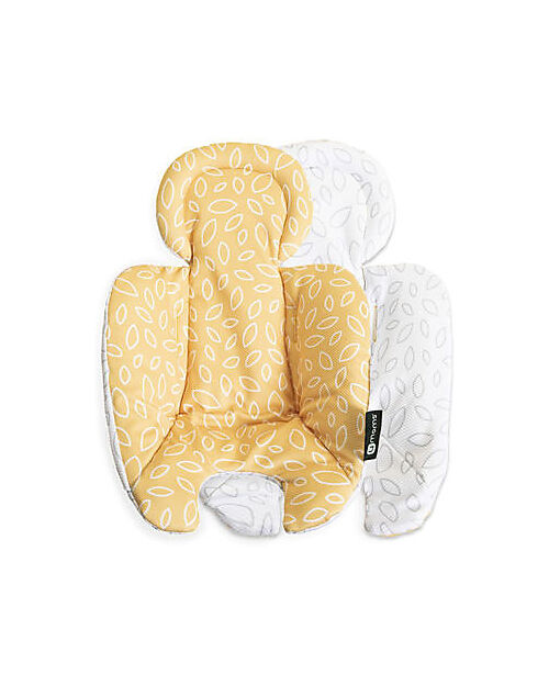4moms Riduttore per Sdraietta MamaRoo 5.0 - Yellow/Mesh - Reversibile - Leggero e Traspirante Sdraiette_