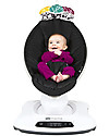 4moms Sdraietta a Dondolo Elettrica MamaRoo 4.0 - Classic Black - Simula il Dondolio dei Genitori Sdraiette_