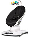 4moms Sdraietta a Dondolo Elettrica MamaRoo 4.0 - Classic Black - Simula il Dondolio dei Genitori Sdraiette_