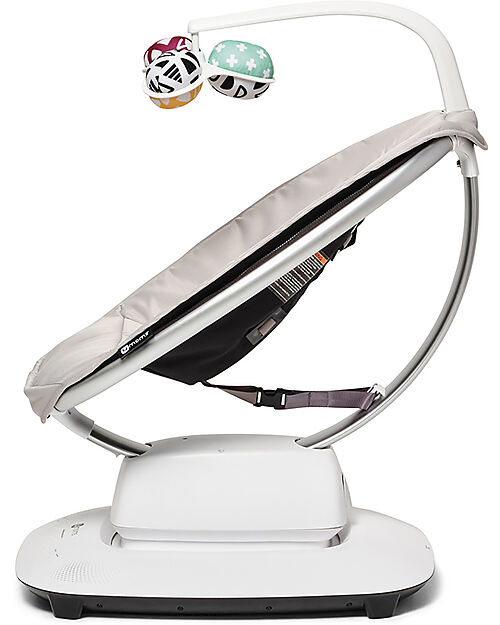 4moms Sdraietta a Dondolo Elettrica MamaRoo 5.0 - Grigio - Simula il Dondolio dei Genitori Sdraiette_