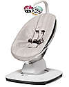 4moms Sdraietta a Dondolo Elettrica MamaRoo 5.0 - Grigio - Simula il Dondolio dei Genitori Sdraiette_