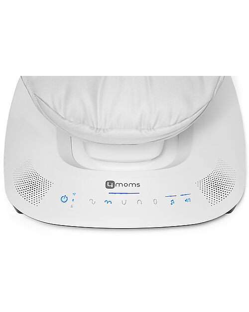 4moms Sdraietta a Dondolo Elettrica MamaRoo 5.0 - Nero - Simula il Dondolio dei Genitori Sdraiette_
