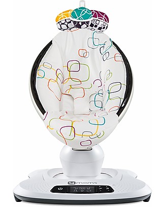 4moms Sdraietta MamaRoo 4.0, Multi Plush - Simula il Dondolio dei Genitori Sdraiette_