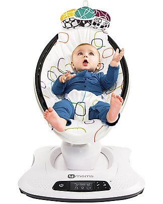 4moms Sdraietta MamaRoo 4.0, Multi Plush - Simula il Dondolio dei Genitori Sdraiette_