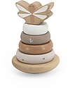 Torre Anelli Impilabili in Legno FSC - Beige - 12+ m