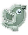 Piatto a Scomparti - Silicone Alimentare - Stick&Stay - Birdee - Verde