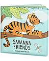 Gioco Libro da Bagno - Savanna friends - Si Colora al Contatto con l'Acqua!