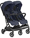 Passeggino Twin Sketch - Nero e Navy - Per Gemelli o Fratellini Vicini di Età Passeggino Twin Sketch - Nero e Navy - Per Gemelli o Fratellini Vicini di Età