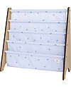 Libreria Frontale Montessoriana - Blueberry Mist - Poliestere Riciclato - 61x 63 x 25,4 cm