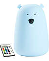 Luce da Notte Orsetto in Morbido Silicone - Azzurro - Con Telecomando Luce da Notte Orsetto in Morbido Silicone - Azzurro - Con Telecomando