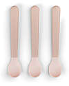 Set 3 Cucchiaini Foodie - Anti-Slip per Neonati - Cipria - 100% PP Alimentare