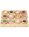 Set Gioco Sensoriale e di Abbinamento - Touch & Match Board - 12 Pedine - da 3 Anni