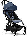 Passeggino YOYO3 Telaio Nero e Seduta Air France Blue - Dai 6 Mesi Passeggino YOYO3 Telaio Nero e Seduta Air France Blue - Dai 6 Mesi