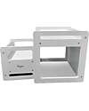 Set Tavolo+Sedia Montessori Evolutivi - Bianco - Cresce Con Il Tuo Bambino Set Tavolo+Sedia Montessori Evolutivi - Bianco - Cresce Con Il Tuo Bambino
