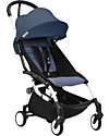 Passeggino YOYO3 Telaio Bianco e Seduta Air France Blue - Dai 6 Mesi