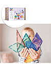 48 Pezzi - Pacco Espansione Forme - Pastello - 100% Plastica ABS Atossica - Apprendimento STEM!