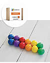 12 Palline - Arcobaleno - 100% Plastica ABS Atossica - Apprendimento STEM!