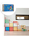 Pista Palline Espansione per Tessere Magnetiche - 66 Pezzi - Arcobaleno - Apprendimento STEM!