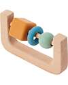 Sonaglio con Massaggiagengive - Arco - Neutro - Legno di Faggio e Silicone Alimentare Sonaglio con Massaggiagengive - Arco - Neutro - Legno di Faggio e Silicone Alimentare