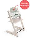 Sedia Evolutiva Tripp Trapp Bianco Calce in Legno di Faggio + Cuscino Glacier Green Omaggio! Sedia Evolutiva Tripp Trapp Bianco Calce in Legno di Faggio + Cuscino Glacier Green Omaggio!