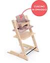 Sedia Evolutiva Tripp Trapp Naturale in Legno di Faggio + Cuscino Mauve Omaggio! Sedia Evolutiva Tripp Trapp Naturale in Legno di Faggio + Cuscino Mauve Omaggio!