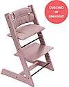 Sedia Evolutiva Tripp Trapp Malva in Legno di Faggio + Cuscino Mauve Omaggio! Sedia Evolutiva Tripp Trapp Malva in Legno di Faggio + Cuscino Mauve Omaggio!