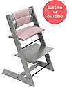 Sedia Evolutiva Tripp Trapp Storm Grey in Legno di Faggio + Cuscino Mauve Omaggio! Sedia Evolutiva Tripp Trapp Storm Grey in Legno di Faggio + Cuscino Mauve Omaggio!